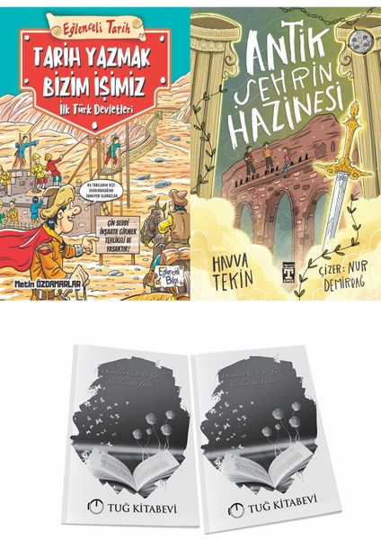 Tarih Yazmak Bizim Işimiz Ilk Türk Devletleri ve Antik Şehrin Hazinesi + Hediyeli
