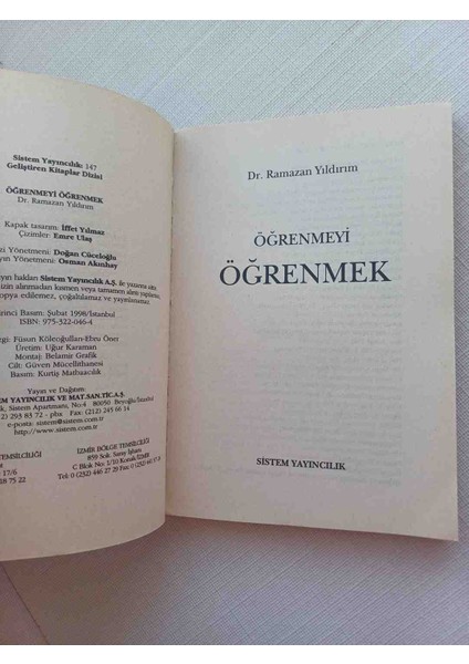 Öğrenmeyi Ogrenmek Ramazan Yildirim fırsatları