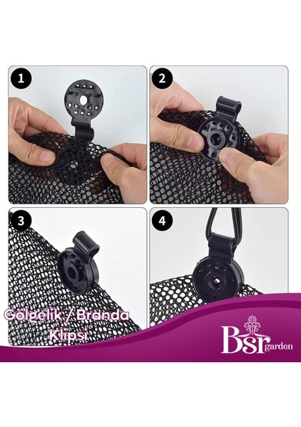 25'li Siyah Gölgelik Klipsi, Kolay ve Şık Kullanım Sağlar. fiyatları