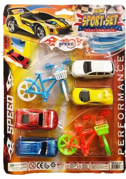 Mini Bisklet ve Arabalı Spor Seti