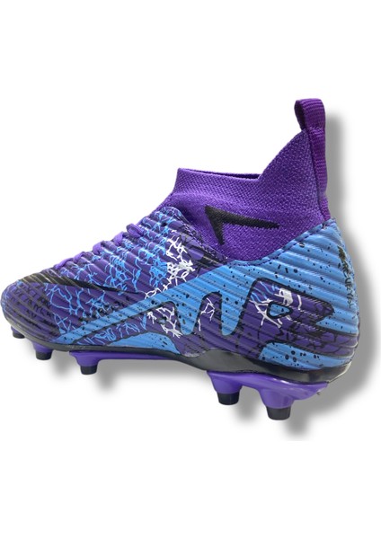 Çoraplı Krampon Mor Siyah Desenli indirimleri