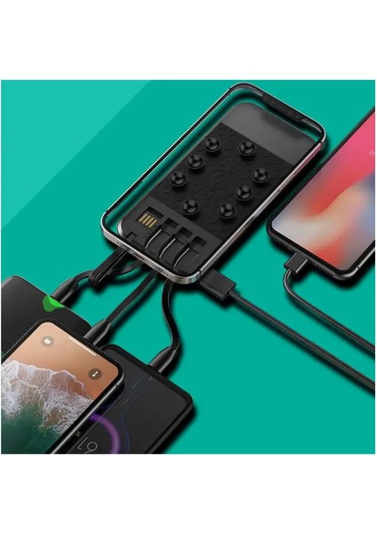 Lkp-49 10.000MAH Lightning Kablolu LCD Göstergeli Powerbank indirimleri