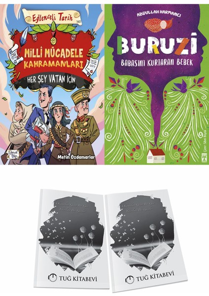 Milli Mücadele Kahramanları Her Şey Vatan Için ve Buruzi Babasını Kurtaran Bebek + Hediyeli