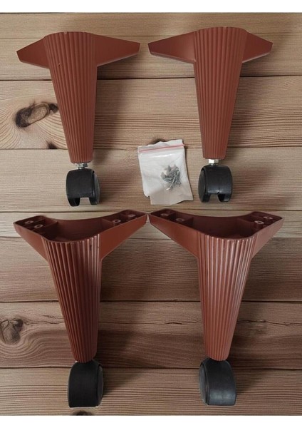 Tekerlekli Sehpa Masa Ayağı,akıllı Sehpa Ayağı, Sihirli Sehpa Ayağı Siyah 4 Adet 360 Derece 20 cm fiyatları