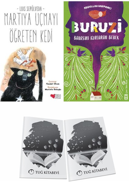 Martıya Uçmayı Öğreten Kedi ve Buruzi Babasını Kurtaran Bebek + Hediyeli