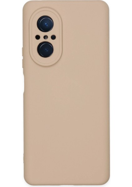 Huawei Nova 9 Se Kılıf Nano Içi Kadife Silikon - Pudra Svlrs