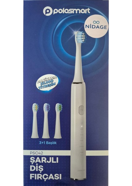 3+1 Başlık Şarjlı Diş Fırçası Polosmart PSC42 indirimleri
