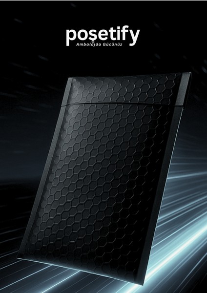 Balonlu Siyah Kargo Poşeti 25X30+5 cm 200 Adet E-Ticaret Poşeti | 140 gr Bantlı Patpatlı Kargo Poşeti fırsatları