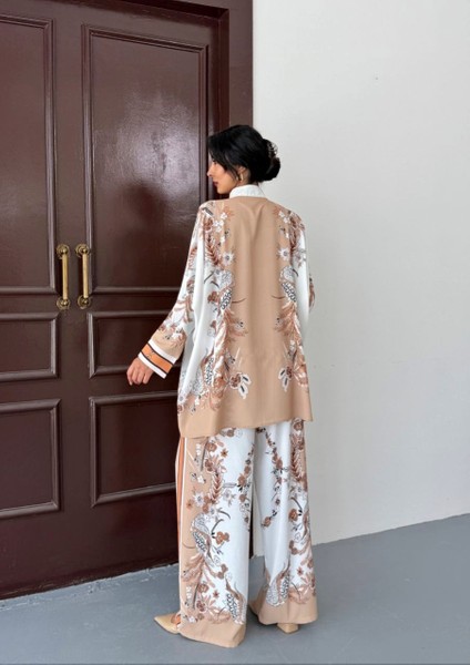Ithal Jessica Kumaş Çiçek Desenli Gömlek & Pantolon 2'li Takım fiyatları