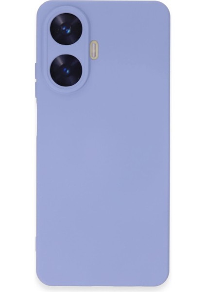 Realme C55 Kılıf Nano Içi Kadife Silikon - Lila Svlrs modelleri