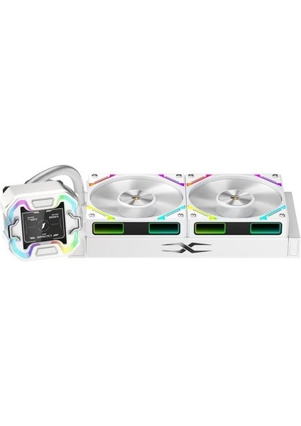 x Starshıp 240MM Beyaz Argb IPS 2.4" Dijital Ekranlı Am5,am4/lga 1851, Lga 1700 Premıum Işlemci Sıvı Soğutucu modelleri