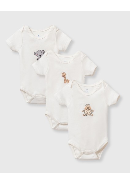 %100 Pamuk Kumaştan Üretilen 3 Aydan 12. Aya Kadar Kullanabileceğiniz 3 Lü Zıbın Paketi (3-6,6-9,9-12)