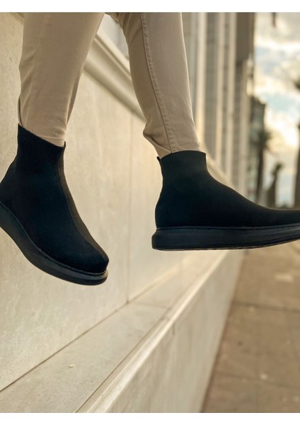 J207 Maglieria-T Ortopedik Taban Günlük Triko Erkek Sneaker Spor Ayakkabı Tst Siyah fiyatları