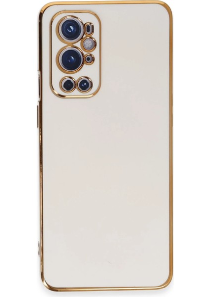 One Plus 9 Pro Kılıf Volet Silikon - Beyaz Svlrs