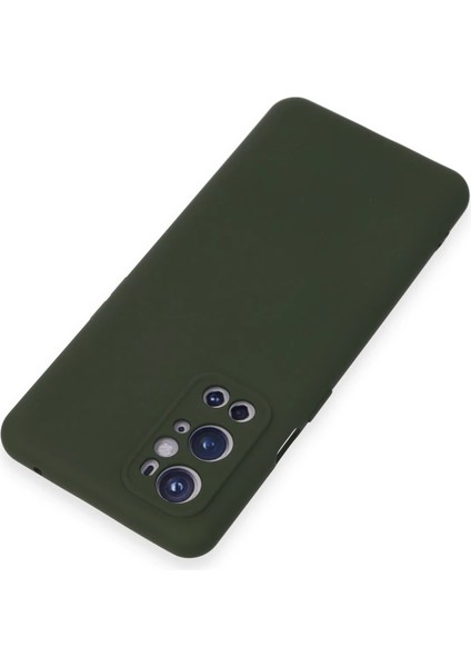 One Plus 9 Pro Kılıf Nano Içi Kadife Silikon - Koyu Yeşil Svlrs modelleri