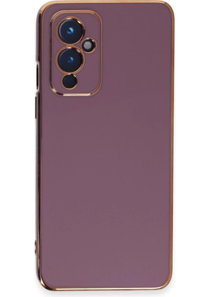 One Plus 9 Kılıf Volet Silikon - Mor Svlrs