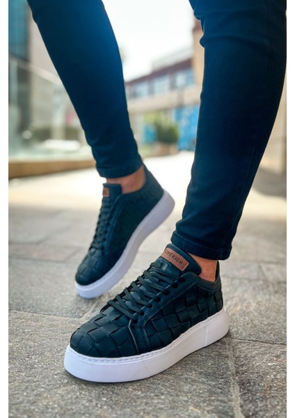 J209 Vimini Ortopedik Taban Günlük Cilt Erkek Sneaker Spor Ayakkabı Cbt Siyah fiyatları