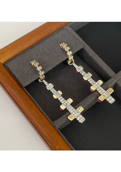 Taşlı Serenay Merdiven Küpe fiyatları