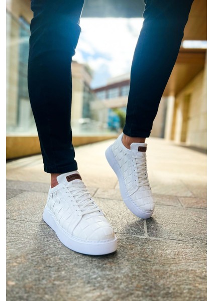 J209 Vimini Ortopedik Taban Günlük Cilt Erkek Sneaker Spor Ayakkabı Cbt Beyaz fiyatları