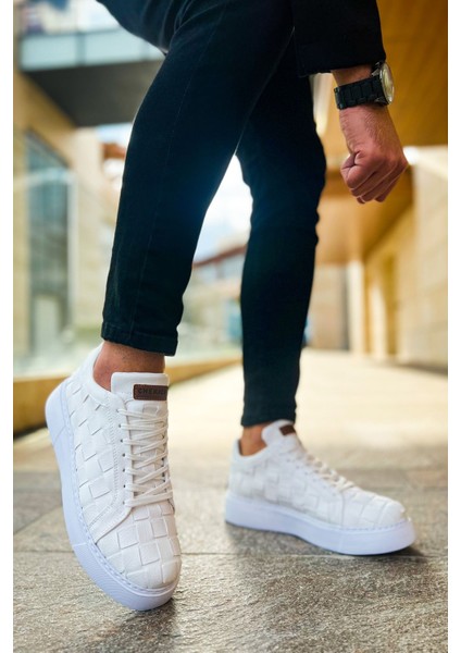 J209 Vimini Ortopedik Taban Günlük Cilt Erkek Sneaker Spor Ayakkabı Cbt Beyaz fırsatları