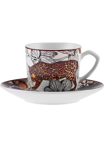 Tiger 2 Kişilik Kahve Fincan Takımı 80 ml