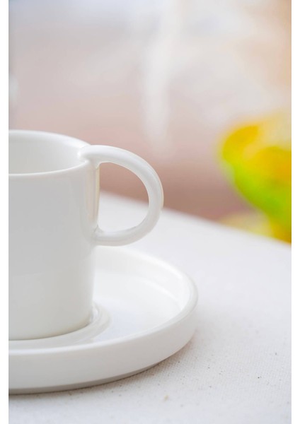 Beyaz 6 Kişilik Kahve Fincanı Takımı 90 Ml, Şık ve Kullanışlı Ev Dekoru fırsatları