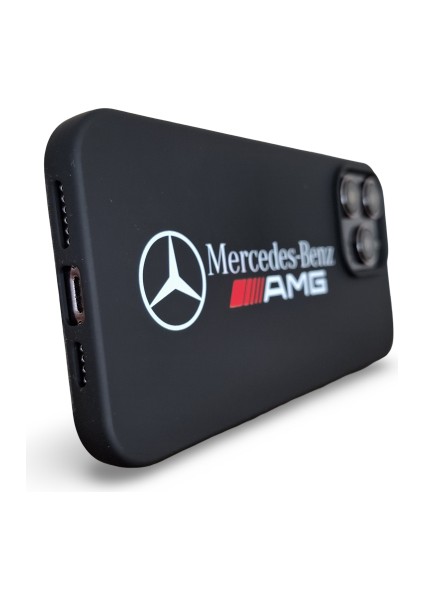 iPhone 15 Pro Max Uyumlu Yüksek Kaliteli Mercedes Tasarım Baskılı Içi Kadife Premium Silikon Kılıf fırsatları
