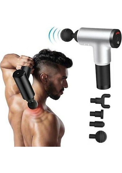 Zhltools Darbeli Titreşimli Şarjlı Sporcu Masaj Cihazı 4 Başlıklı fiyatları
