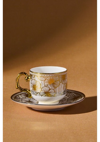 Sarı 2 Kişilik Standlı Kahve Fincanı, 80 Ml, Şık ve Kullanışlı Tasarım fiyatları