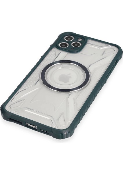 Iphone 11 Pro Kılıf Prag Magneticsafe Kapak - Koyu Yeşil Svlrs fırsatları