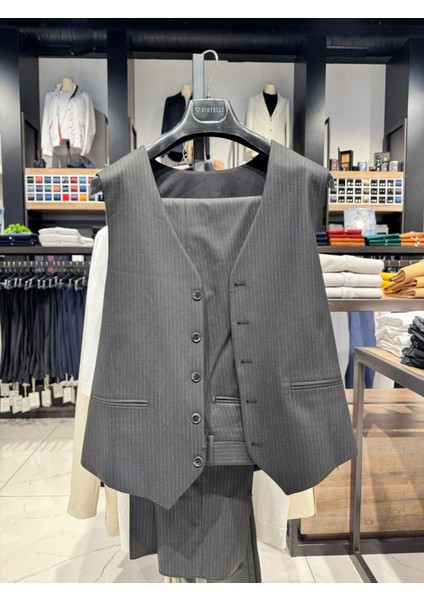 Siyah Erkek Takım Elbise | Slim Fit Şık Düğmeli Resmi Takım fiyatları