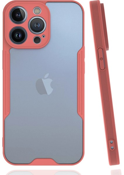 Iphone 14 Pro Kılıf Platin Silikon - Pembe Svlrs