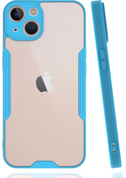 Iphone 14 Kılıf Platin Silikon - Mavi Svlrs