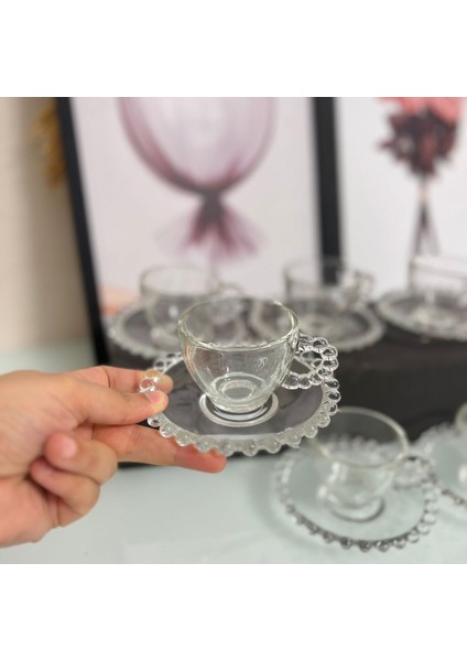 Turuncu Boncuk Kahve Fincan Takımı, Şık ve Kullanışlı Ev Dekoru fiyatları