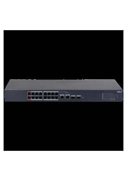 CS4218-16ET-240 16 Port 16XFE-2XGE-2XGE/SFP Yönetilebilir 240W Poe Switch fiyatları
