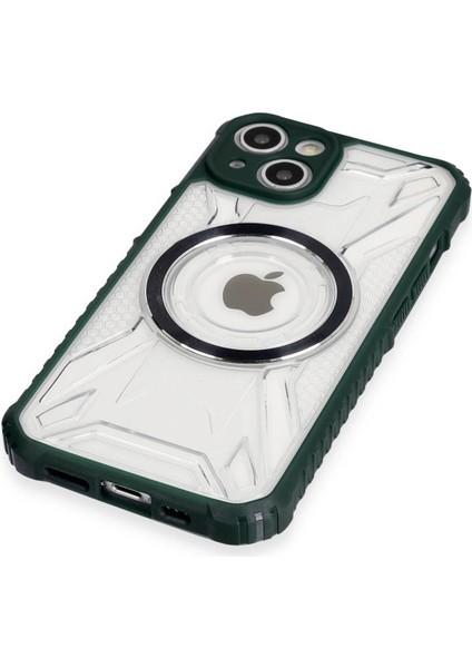 Iphone 14 Kılıf Prag Magneticsafe Kapak - Koyu Yeşil Svlrs fırsatları