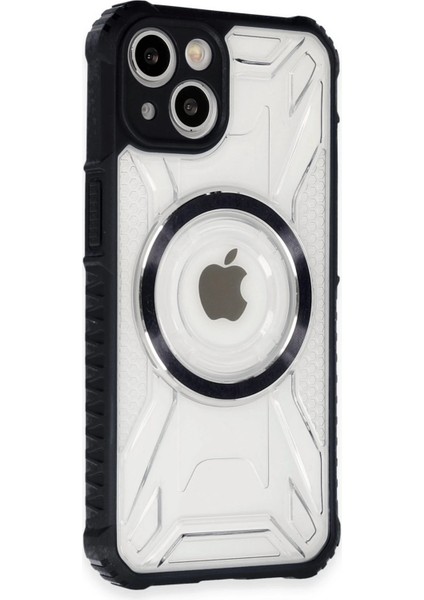 Iphone 14 Kılıf Prag Magneticsafe Kapak - Siyah Svlrs