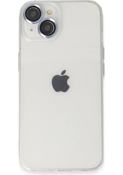 Iphone 14 Kılıf Luko Lens Silikon - Sierra Blue Svlrs