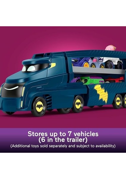 Batwheels™ Büyük Tır Fisher-Price Dc Batwheels Bat-Tır ve Araba, Rampa ve Araç Depolama Alanı HMX07 fiyatları