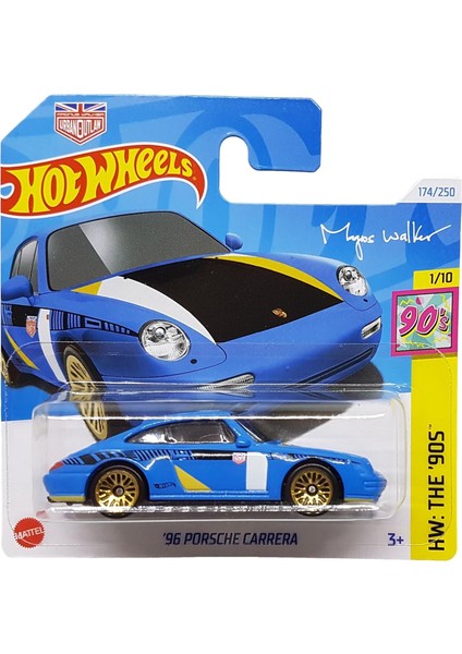 Wheels - ´96 Porsche Carrera - Hw: The 90´s 1/10 - HTB03 - Short Card - Magnus Walker - Urban Outlaw - Mattel 2024 - 1:64