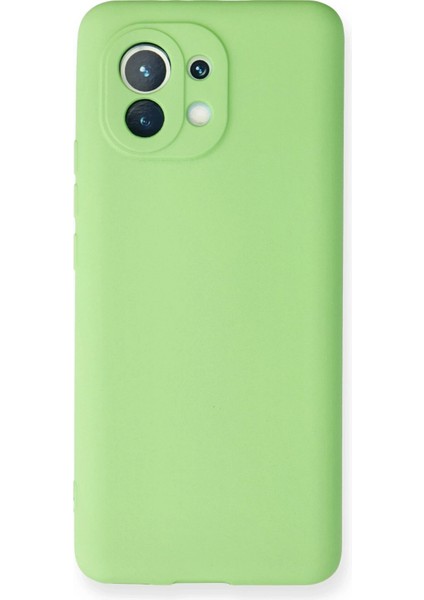 Xiaomi Mi 11 Kılıf First Silikon - Yeşil Svlrs