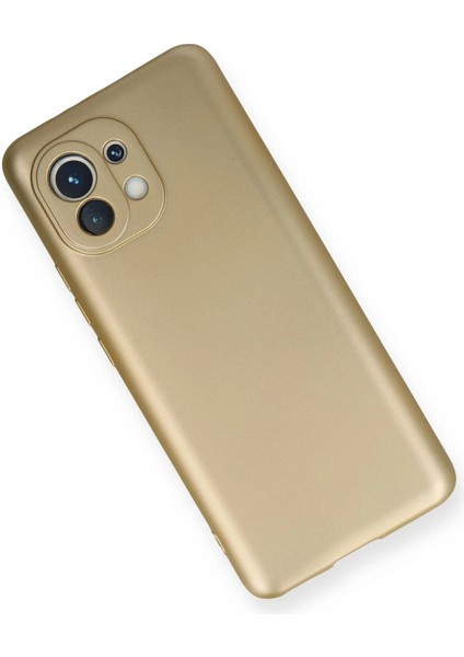 Xiaomi Mi 11 Kılıf First Silikon - Gold Svlrs modelleri