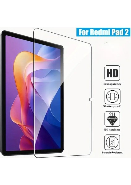 Xiaomi Redmi Pad 2 11 Inç ile Uyumlu Tam Koruma Nano Esnek Tablet Kırılmaz Ekran Koruyucu 3 Adet indirimleri