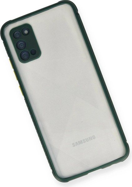 Samsung Galaxy A02S Kılıf Miami Şeffaf Silikon - Koyu Yeşil Svlrs modelleri
