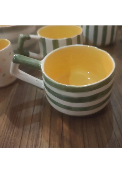 El Yapımı Çok Renkli Seramik Fincan, Yıkanabilir, Doğal, Sıcağa ve Soğuğa Dayanıklı fiyatları