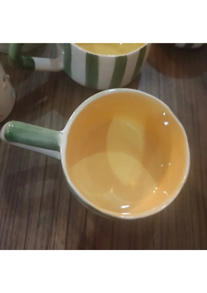 El Yapımı Çok Renkli Seramik Fincan, Yıkanabilir, Doğal, Sıcağa ve Soğuğa Dayanıklı modelleri