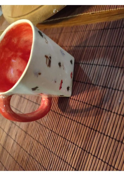 Renkli ve Şık El Yapımı Seramik Fincan, Modern ve Özgün Tasarım fırsatları