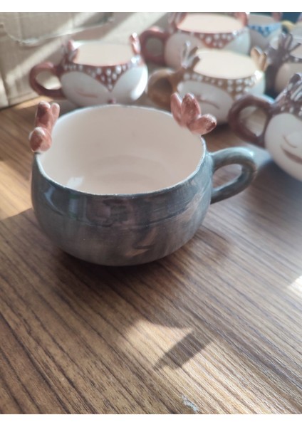 El Yapımı, Doğal, Yıkanabilir, Sıcağa ve Soğuğa Dayanıklı Renkli Seramik Fincan modelleri