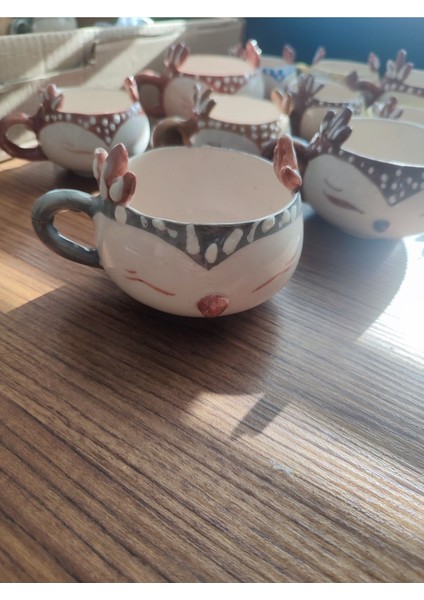 El Yapımı, Doğal, Yıkanabilir, Sıcağa ve Soğuğa Dayanıklı Renkli Seramik Fincan fırsatları