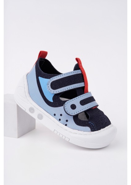 Ilk Adım Ortopedik Erkek Çocuk-Bebek Işıklı Sandalet